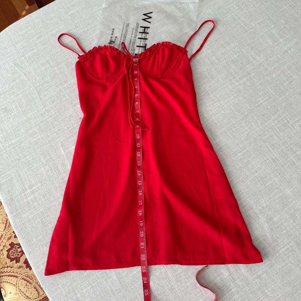 White Fox Angel of Mine Mini Dress Red